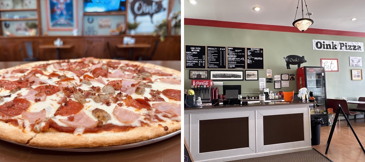 Oink Pizza Menu